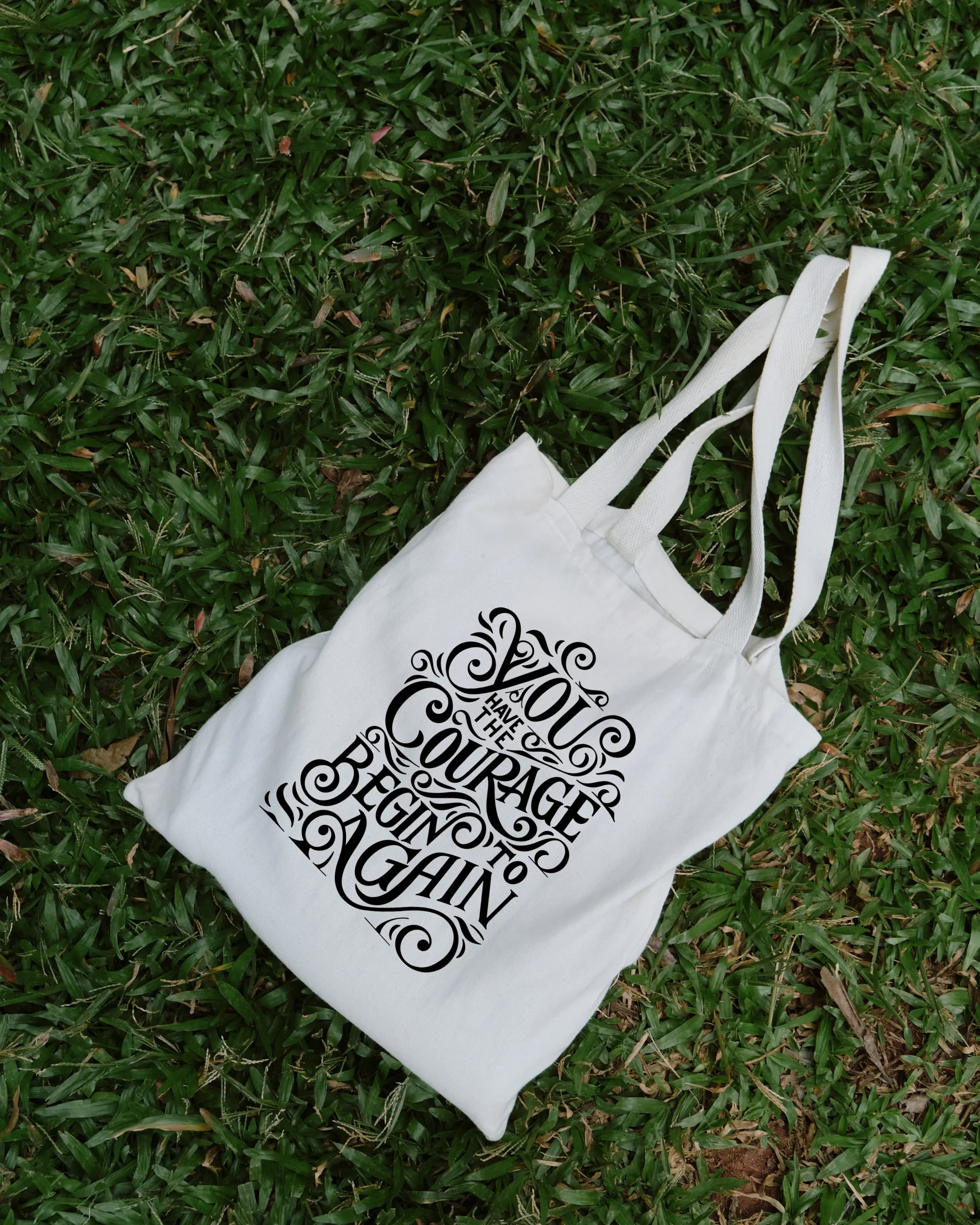 White Tote Bag